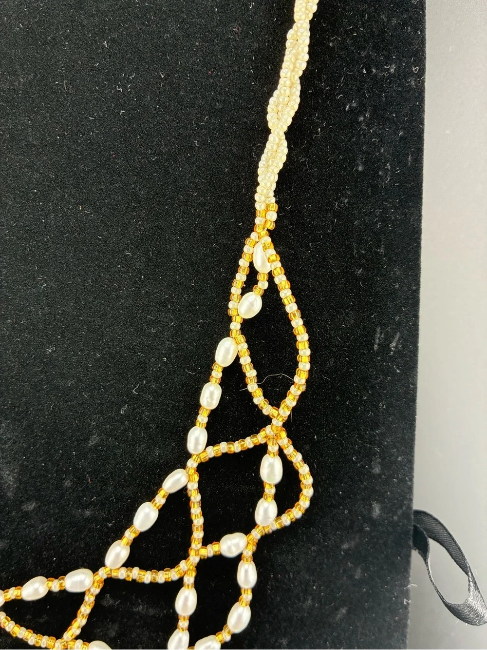 GF 14/20 Gold-Tone Multi-Strand Fresh-Water Pearl Necklace